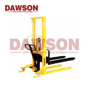 High Quality Scissor Lift Table & Stacker Hand Manual Pallet Stacker
