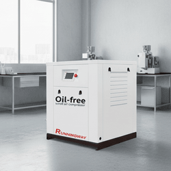 Efficient Scroll Air Compressor with Tank for Easy Transport Wheels