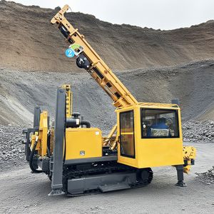 Rock Soil Powder Sample Drilling Machine Pneumatic RC Reverse Circulation Drilling Rig for Geological Exploration with Powder Tank