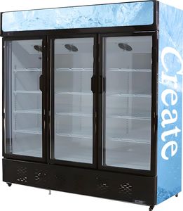Lpc-179 Single Door Upright for Commercial Kitchen Supermarket Glass Door Refrigerator