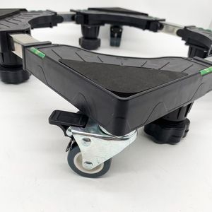 Platform Crate 4 Wheel Plastic Rolling Skate Washing Machine Fridge Movable Stand