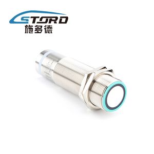 High Precision Industrial Metal Detectors Sensor Cylindrical Ultrasonic Sensor 30GM Series 500mm Detection