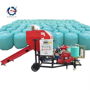 Round Silage Baler and Wrapper Packing Machine