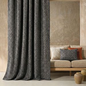 Linen White 290cm Width Soft Textured Polyester Blackout Curtain Fabric Roll Width Oeko-Tex Certified