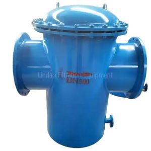 Simplex Basket Strainer Housing for Liquid Pipeline Protection