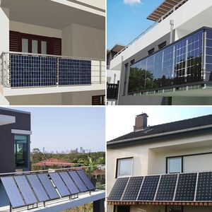 CE Approved Wholesale Solar Power System Solar Panel for Balcony Mounting