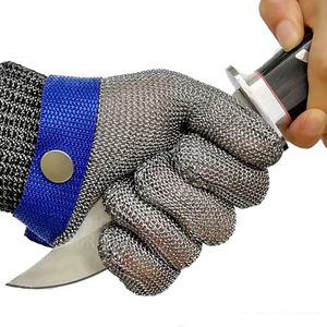 Durable Cut Resistant Gloves Metal Stainless Steel Chainmail Glove Chef's Gloves
