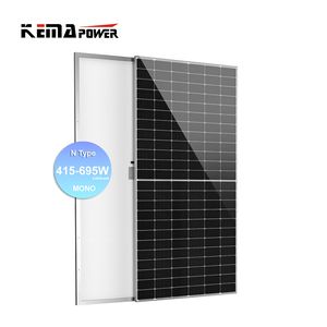 Kemapower Solar Topcon N-Type Bifacial Solar Panels 585W 590W 595W 570W 575W 580W Solar Module 144 Cells Topcon PV Panel