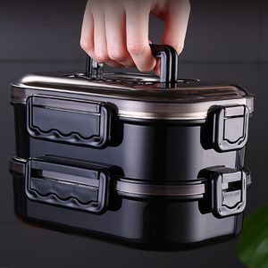 Stylish BPA-Free Durable 18/8 Stainless Steel Bento Box Food Container Lunch Box