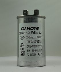 Cbb65 Circle Capacitor 10UF 250V for Air Conditioner Water Pump Compressor