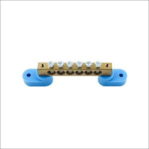Premium 12-Way Metal Brass Terminal Connector Block with Copper Tips