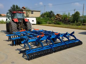 Farm Equipment 5.2m Combined Hydraulic Disc Harrow Speed Tiller
