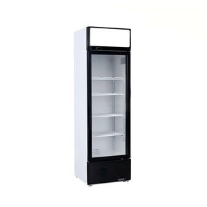 Refrigerated Showcase for Single Glass Door Juice with Defogging Function Beverage Cooler