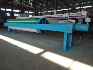 Round Clay Filter Press 10 Bar Feeding Pressure