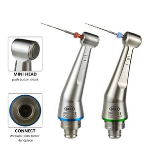 Dental 16: 1 1: 1 Reduction Endo Super Mini Contra Angle Handpiece Head Push Button for Cordless Reciprocating Endo Motor