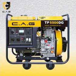 4kw 4kVA 4.0kw 4.0kVA 4.5kw 4.5kVA 5kVA 5.0kVA Diesel Generator Manufacturers & Suppliers Open Type Single Phase or 3 Phase Electric Start