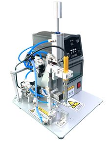 Automatic Electric Robot Touch Panel Pneumatic Semi Automatic USB Data Cable Wire LED Lamp Soldering Iron Machine Tin with Soldering Gun Station Tools Equipment
