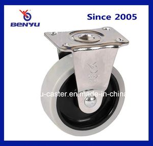 2 Inch Grey PP Rigid Plate Castor Wheel