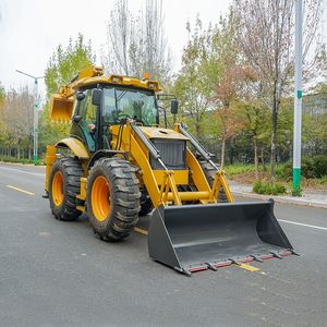 High Speed Earth Moving Machinery 2.5 Ton 2500kg Multi-Purpose Engineering Backhoe Excavator Loader
