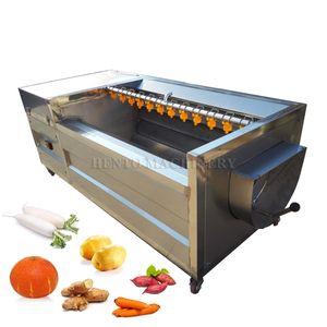 High Capacity Radish Cassava Taro Potato Washing and Peeling Machine
