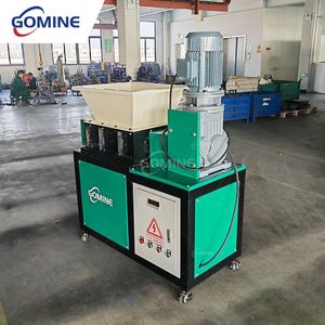 Small Metal Plastic Scrap Iron Kitchen Shredder Single Shaft Rubber Metal Tire Crusher