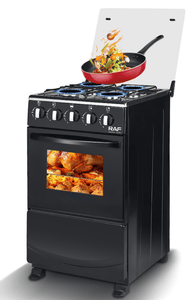 Freestanding 4-Burner Gas Stove & Oven