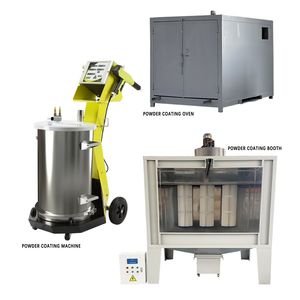 Eletristatic Powder Coating Spraying/Painting Machine Line for Aluminum Profile Car Wheel Rack