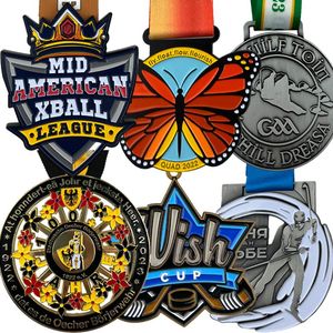 China Factory Custom Made 3D Sport Metal Medal Gold Silver Bronze Medal Judo Taekwondo Running Marathon Football Soccer Basketball Karate Custom Medals