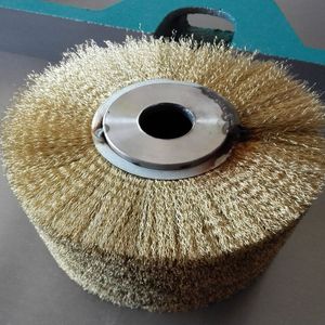 Industrial Steel Wire Wood Polishing Brush Roller Customizable