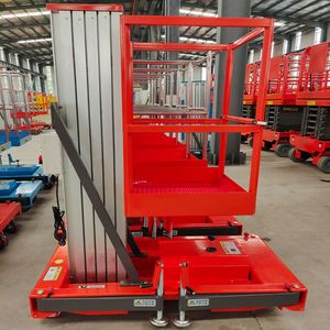 Single Mast Aluminum Alloy Lift Vertical Aerial Work Platform