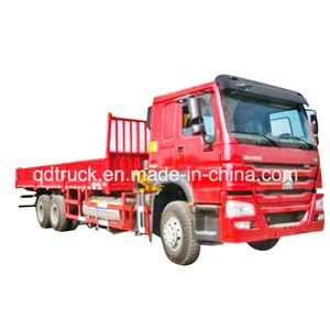 8-12 tons trucks/ HOWO lorry truck-mounted crane/ lorry truck