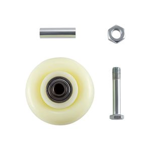Wear-Resistant Solid PU Bearing Coated Rollers, Through-Hole and Smooth-Hole Polyurethane Rollers, Polished Surface Without Burrs