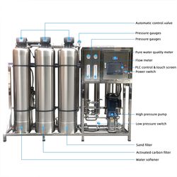 1000lph Borehole/Well/River/Sea Water Drinking Machine Pure Water Equipment RO Reverse Osmosis Plant