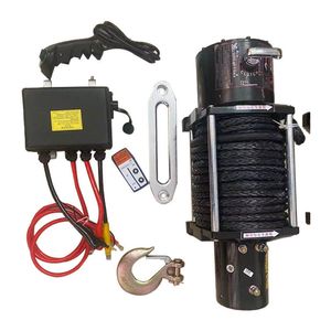 Winches Poultry 20000 CE Pound Duty Electric 24V 13500 Wire Electric Winch