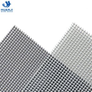 Black Coated Anti Theft SS304 316 Security Stainless Steel Wire Mesh Window Door Fly Screen