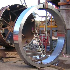 Customized Cast Steel Metallurgy Rotary Kiln Support Roller with Precision Machining