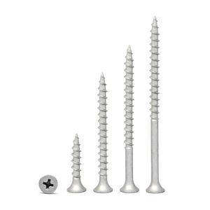 High Quality Steel Zinc Plated Chipboard Screws Wood Screws Heat Treatment