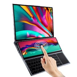 I7 Laptop Computer 16"+14" Double Screen Laptop Computer Notebook for Gaming Business