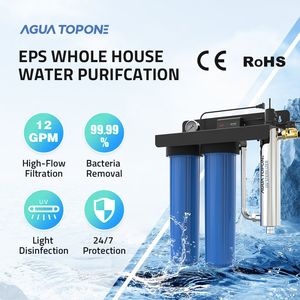 UV Water Purifier Sterilizer Big Blue Bottle Multi-Stage Filter Module 20 Gpm