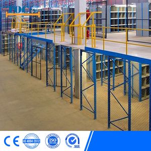 New Industrial Storage Rack System Metal Decking Floor Warehouse Mezzanine