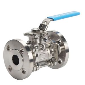 Premium SS304/SS316L Flanged 3PC Ball Valve for Semiconductor Applications