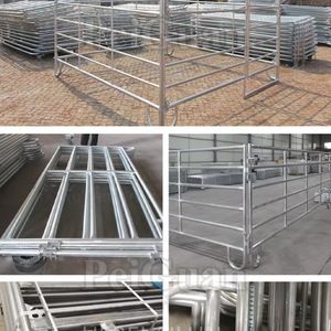 Australia Standard Galvanized Cattle Corral Livestock Farm Yard Fence Panels for Cow