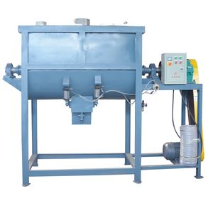 Horizontal Stainless Steel Food Powder Ribbon Mixing Machine Double Screw Blender Mixer Price