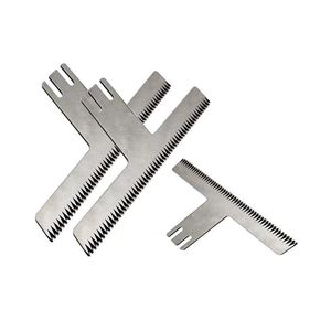 Pillow Packing Machine Straight Serrated Toothed Plastic Film Cutting Knife