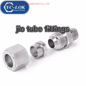 1j Straight Jic 74 Degree Cone Male Long Tube Fittings