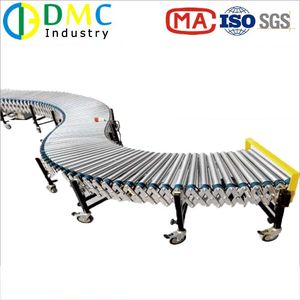 Stainless Steel Flexible Roller Conveyor for Food Industry Sanitation