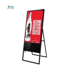 Senke Portable Free Stand Digital Floor Signage Floor Standing Indoor Screen Foldable Digital