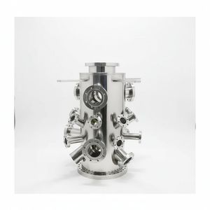 Custom Mirror Polishing High Vacuum Stainless Steel Temperature Resistance Ultra-High Vacuum Chamber