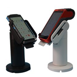Plastic Payment Terminal Holder Rotatable Swivel POS Machine Display Stand on The Tabletop (PS-S03)