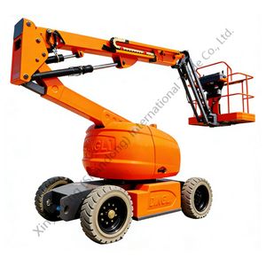10m Electric Articulating Boom Lift, Self-Propelled Aerial Work Platform for Construction